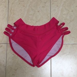 Pink Yoga short or Bikini bottom  size S/M